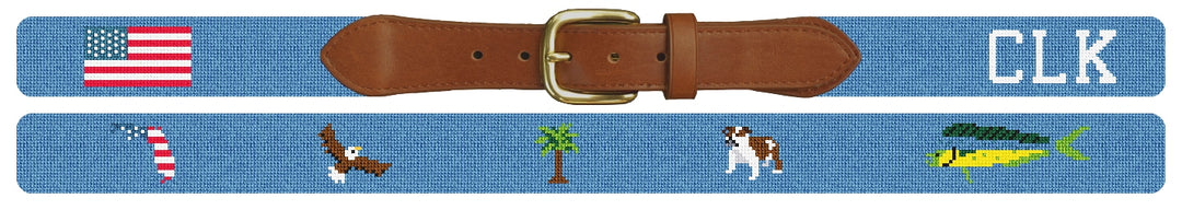 Custom Needlepoint Belt