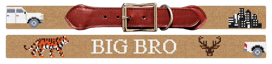Custom Needlepoint Dog Collar