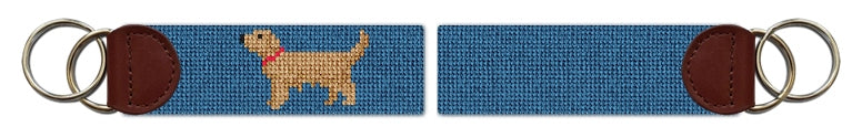 Custom Needlepoint Key Fob