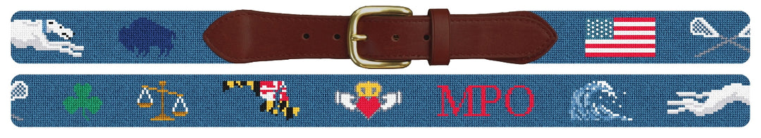 Custom Needlepoint Belt