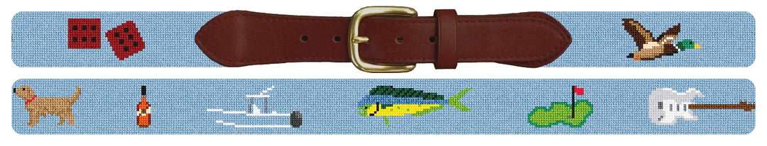 Custom Needlepoint Belt