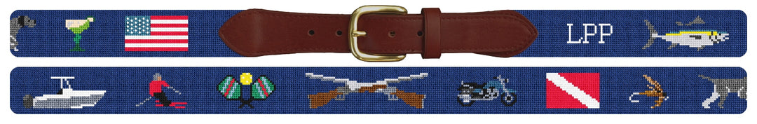 Custom Needlepoint Belt