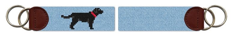 Custom Needlepoint Key Fob