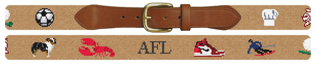 Custom Needlepoint Belt