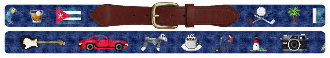 Custom Needlepoint Belt