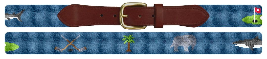 Custom Needlepoint Belt