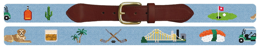 Custom Needlepoint Belt