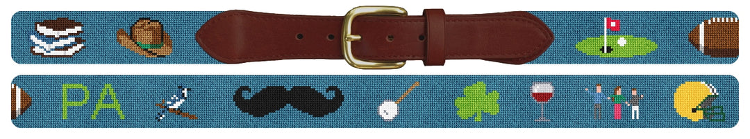 Custom Needlepoint Belt
