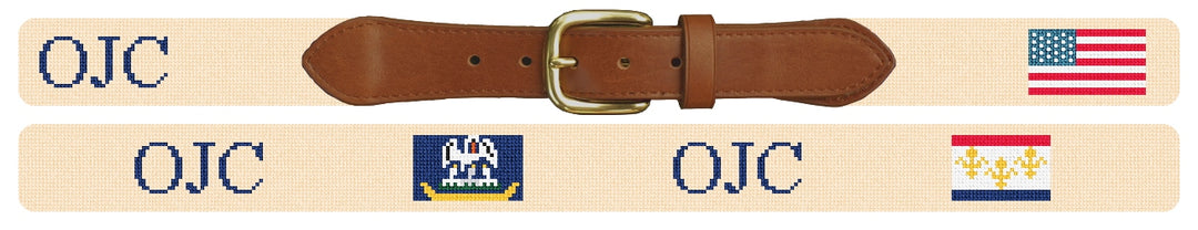 Custom Needlepoint Belt
