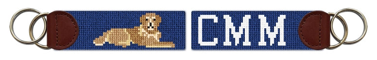 Custom Needlepoint Key Fob