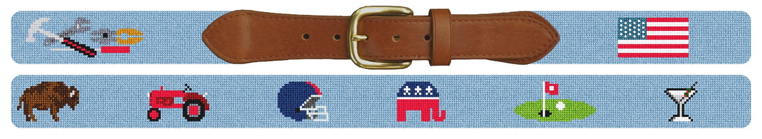 Custom Needlepoint Belt