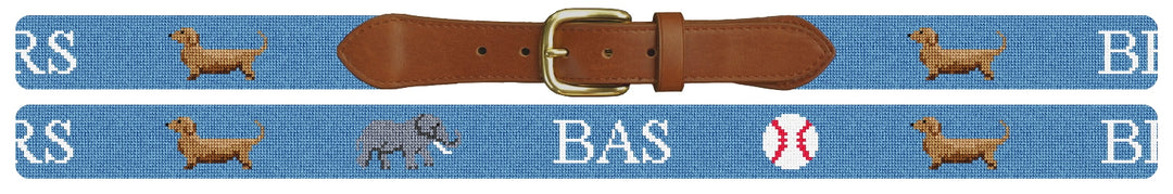 Custom Needlepoint Belt