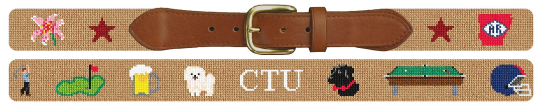 Custom Needlepoint Belt