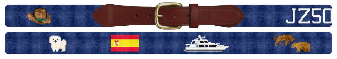 Custom Needlepoint Belt