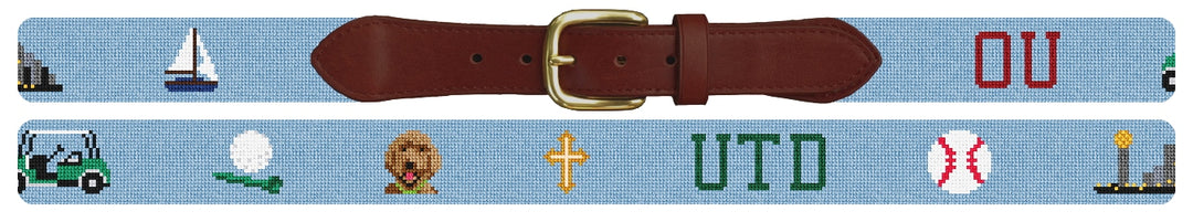 Custom Needlepoint Belt