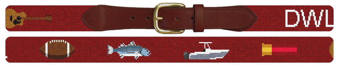Custom Needlepoint Belt