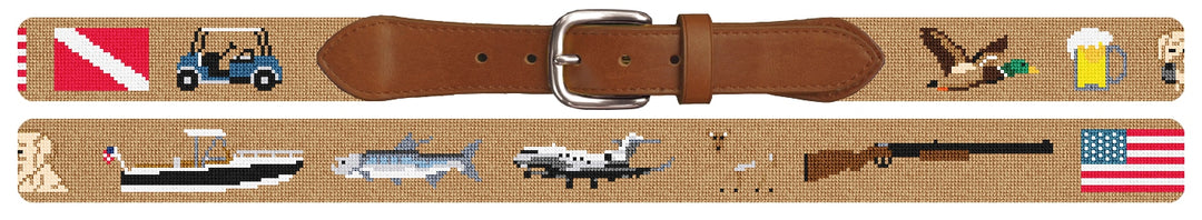 Custom Needlepoint Belt