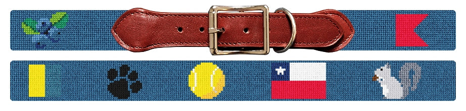 Custom Needlepoint Dog Collar