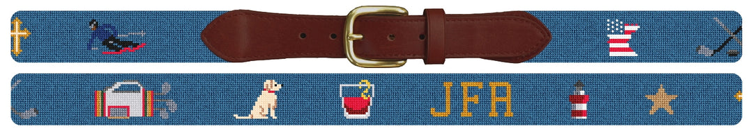 Custom Needlepoint Belt