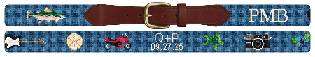 Custom Needlepoint Belt