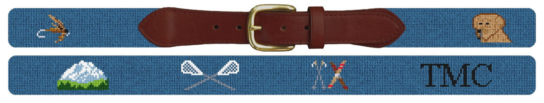 Custom Needlepoint Belt