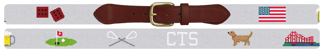 Custom Needlepoint Belt