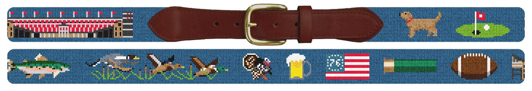 Custom Needlepoint Belt