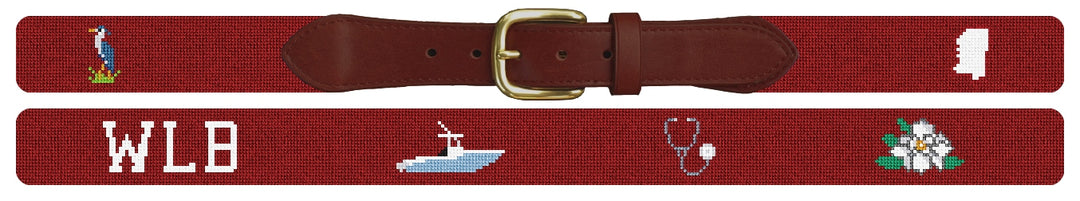 Custom Needlepoint Belt