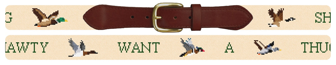 Custom Needlepoint Belt