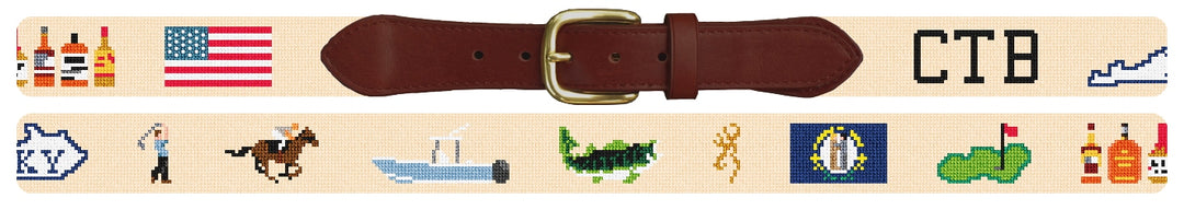 Custom Needlepoint Belt