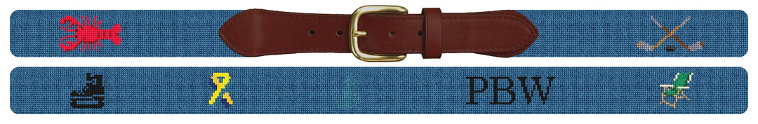 Custom Needlepoint Belt