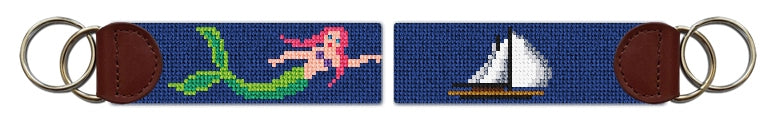 Custom Needlepoint Key Fob