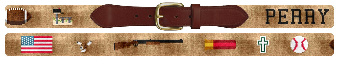 Custom Needlepoint Belt