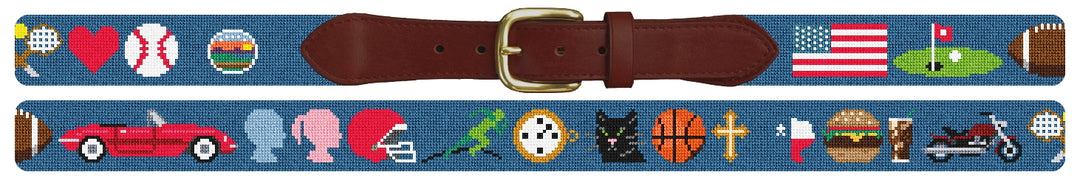 Custom Needlepoint Belt