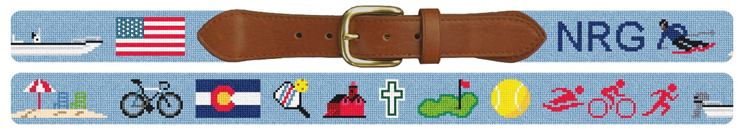Custom Needlepoint Belt