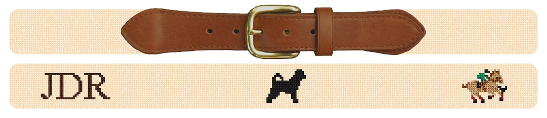 Custom Needlepoint Belt