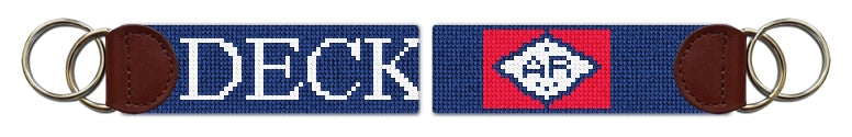 Custom Needlepoint Key Fob