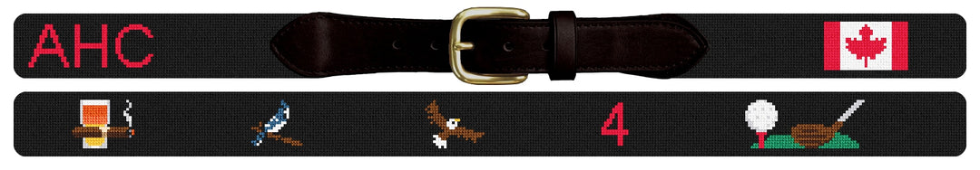 Custom Needlepoint Belt