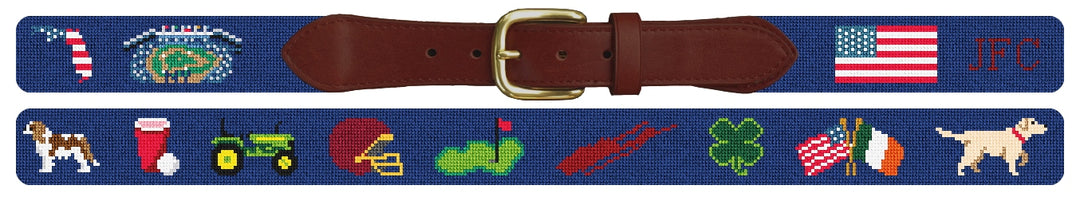 Custom Needlepoint Belt