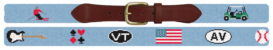 Custom Needlepoint Belt