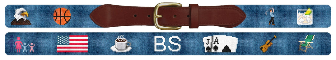 Custom Needlepoint Belt