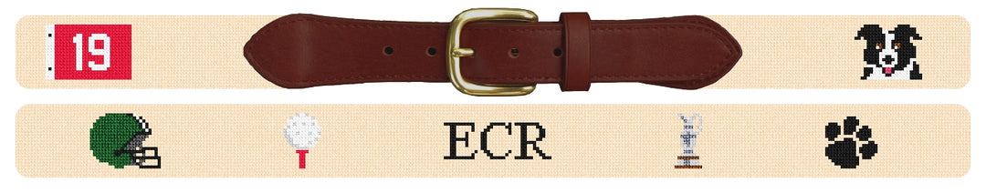 Custom Needlepoint Belt