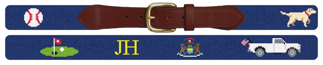 Custom Needlepoint Belt