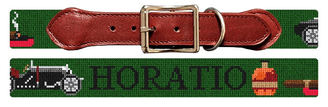 Custom Needlepoint Dog Collar