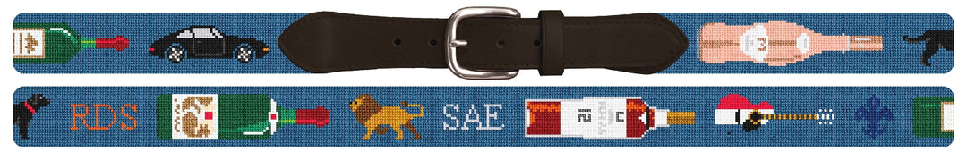 Custom Needlepoint Belt