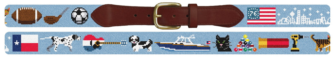 Custom Needlepoint Belt