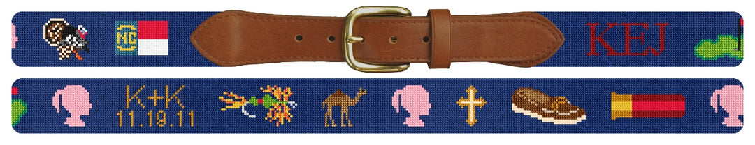 Custom Needlepoint Belt