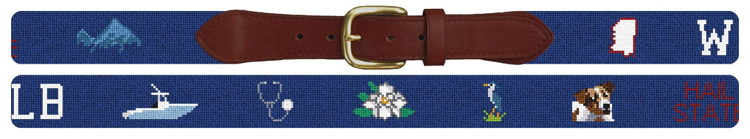 Custom Needlepoint Belt
