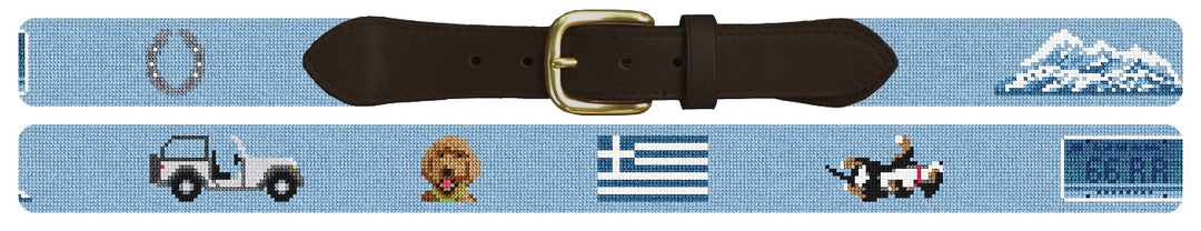 Custom Needlepoint Belt