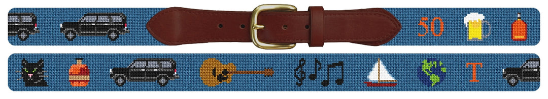 Custom Needlepoint Belt
